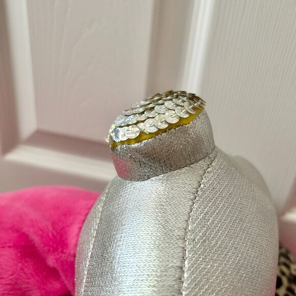 Libby Lu Hot Pink Cheetah Print Motorcyle Y2K Decorative Throw Pillow - Picture 7 of 8